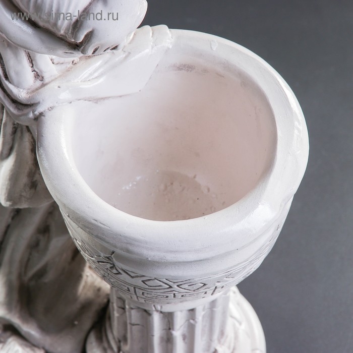 Фигура с кашпо  Фигура с кашпо "Офелия с кувшином" состаренный, 1,4л / 40х82х25см