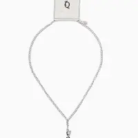 Кулон на цепочке &laquo;ДНК&raquo;, L=42 см, цвет чернёное серебро