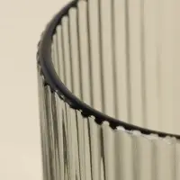 Бокалы для вина SL Home &laquo;Модерн&raquo;, 250 мл, 8&times;14.5 см, набор 2 шт., стекло, графитовые