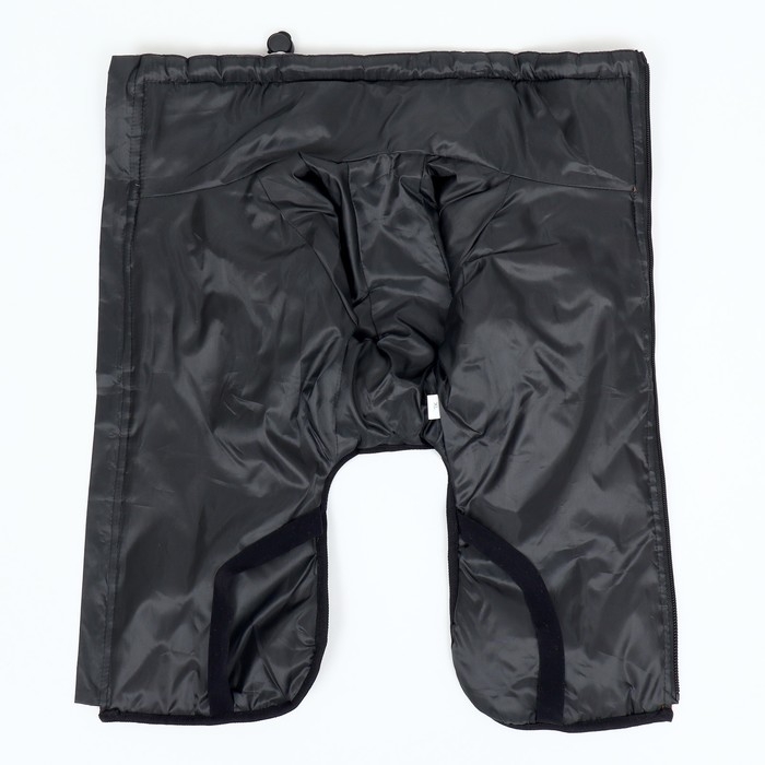 Куртка для больших собак, мембрана, 3XL (ДС 50, ОШ 49, ОГ 69см), серо-чёрная