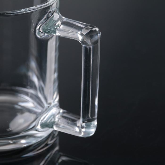 Кружка стеклянная «Фитнес», 250 мл Кружка стеклянная «Фитнес», 250 мл