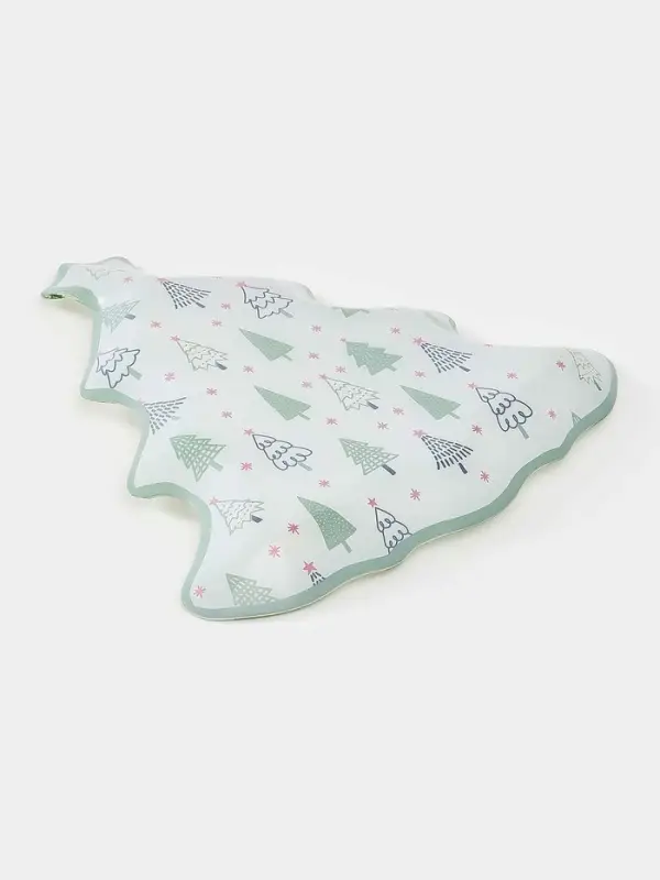 Блюдо сервировочное ёлочка Блюдо сервировочное ёлочка "Елочка" 24,5х24,7х2 см