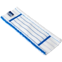 Насадка МОП микроволоконная с синей полосой, карман, 40 см_CMB-40
