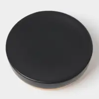 Аксессуары для ванной &laquo;Эко&raquo;, 4 предмета, мыльница, дозатор для мыла, 2 стакана, чёрные