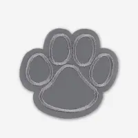 Светоотражающая термонаклейка &laquo;Лапка&raquo;, 6&times;5.5 см, цвет серый, цена за 1 штуку