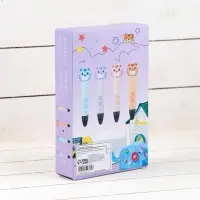 3D ручка Тигрёнок, работа с пластиком PLA, USB кабель питания, оранжевая