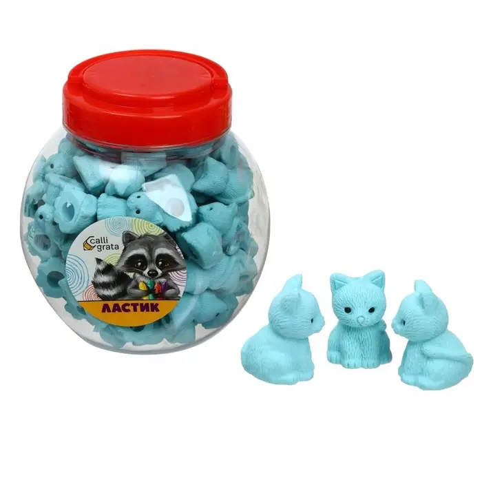 Ластик фигурный &laquo;Котик&raquo; МИКС