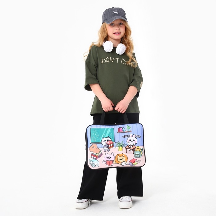 Папка для труда А4 на молнии текстиль 70мм 360 х 260 «1 сентября: Корея» Папка для труда А4 на молнии текстиль 70мм 360 х 260 «1 сентября: Корея»