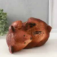 Копилка "Мишка лёжа" 15х28 см, цветной Копилка "Мишка лёжа" 15х28 см, цветной