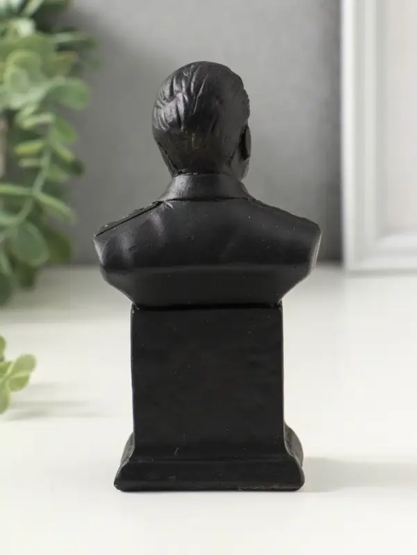 Бюст &laquo;Сталина И. В&raquo;, фигурка гипс, 12&times;6.5&times;4.5 см, графит