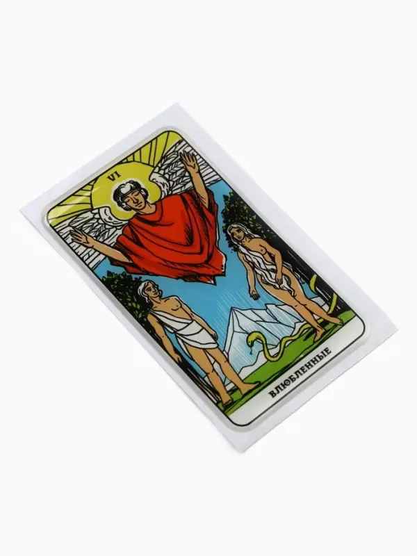 Объемный 3D стикер на телефон &laquo;Влюблённые&raquo;, 7&times;4 см