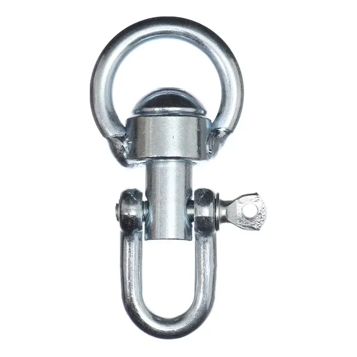 Вертлюг со скобой, средний (длина-7.5 см, ширина-3.5 см)