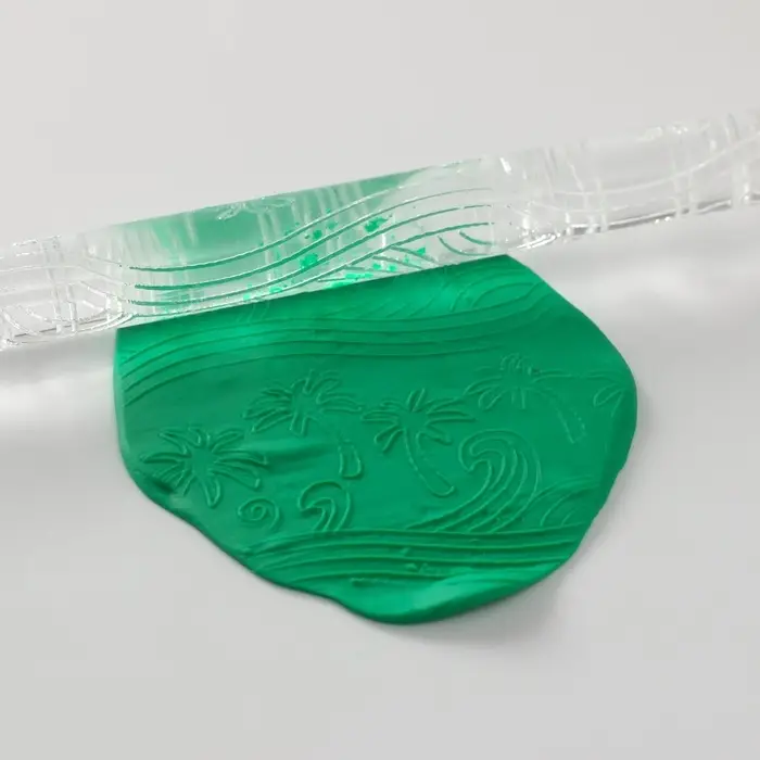 Скалка для творчества акрил &laquo;Пальмы&raquo;, 16&times;1 см