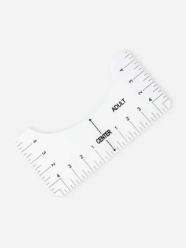 Набор линеек для раскроя горловины, 4 шт., 25.4&times;6.35/8.9/11.5/12.7 см