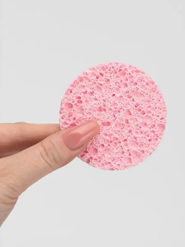 Набор спонжей для умывания &laquo;Мягкость&raquo;, d=7 см, 2 шт., МИКС