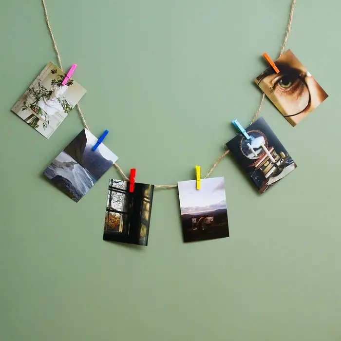 Прищепки для декора, набор 50 шт., красные &mdash; 2.5 см