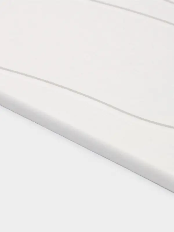 Коврик из диатомитового камня SAVANNA, 40&times;60 см, толщина 1 см, белый