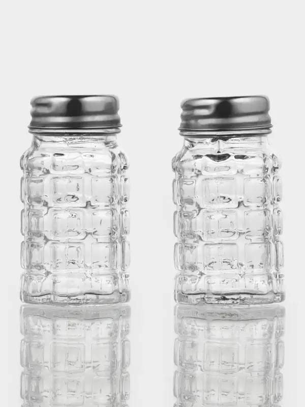 Набор для специй 2 предмета "Квадраты" 100 мл