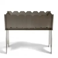 Мангал разборный &laquo;Турист&raquo;, 43&times;25&times;33 cм, сталь х/к 2 мм, в сумке