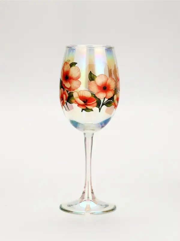 Бокал &laquo;Нежные цветы&raquo;, 360 мл