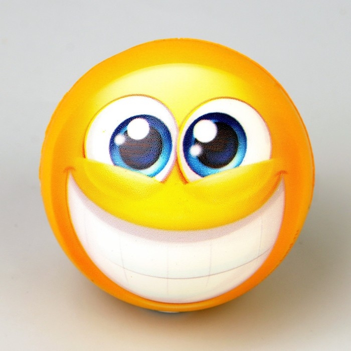 Мяч детский мягкий «Смайлики», МИКС Мяч детский мягкий «Смайлики», МИКС