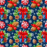 Бумага упаковочная для сувен. продукции с рисунком, 80г/м2 100х70 арт.95240