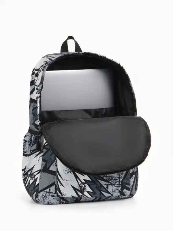 Рюкзак школьный &laquo;Абстракция&raquo;, 3 кармана, размер 30&times;13&times;42 см, чёрный