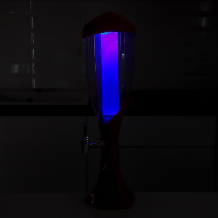 Башня пивная «Вавилон», 3 л, цвет красный Башня пивная «Вавилон», 3 л, цвет красный