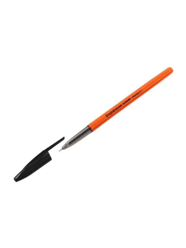 Ручка шариковая ErichKrause Slender Stick Orange, Super Glide, 0.7 мм, чёрная Ручка шариковая ErichKrause Slender Stick Orange, Super Glide, 0.7 мм, чёрная