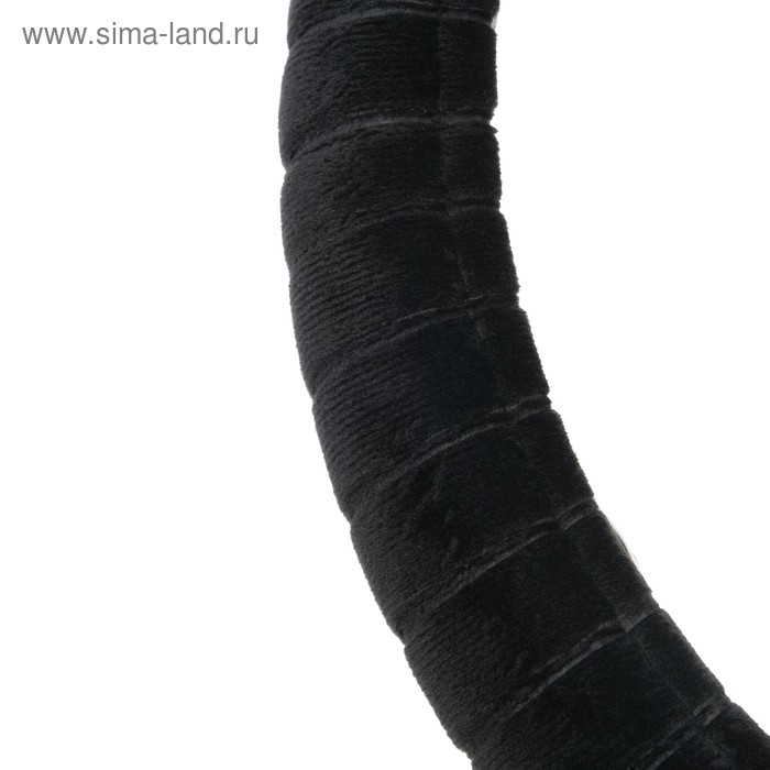 Оплетка на руль TORSO, велюр, размер 38 см, черный Оплетка на руль TORSO, велюр, размер 38 см, черный