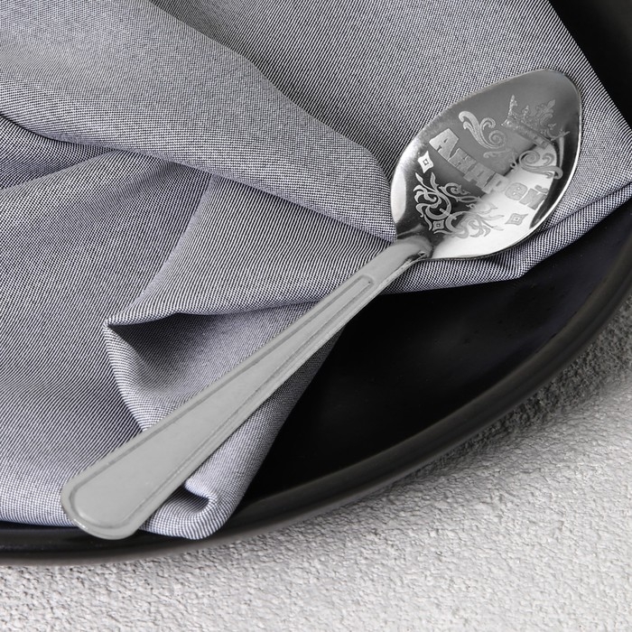 Ложка именная на открытке «Андрей», 3 х 14 см. Ложка именная на открытке «Андрей», 3 х 14 см.