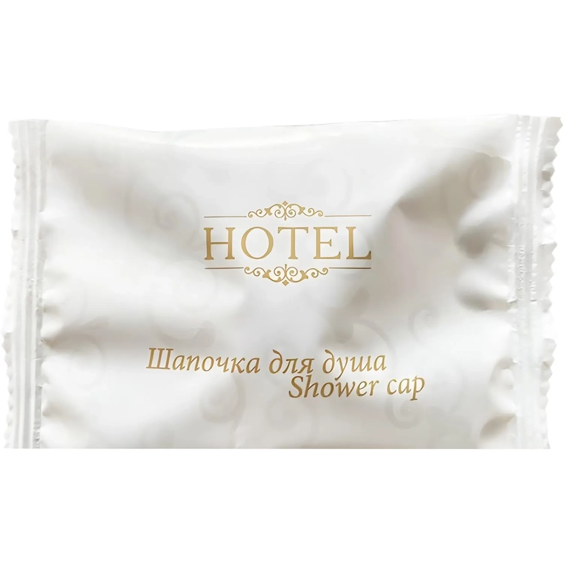 Шапочка для душа HOTEL, флоупак, 300шт/уп