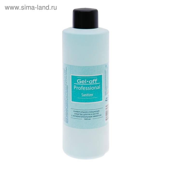 Очищающее средство для рук и ногтей Gel*off Sanitizer с антибактериальным эффектом, 1000 мл Очищающее средство для рук и ногтей Gel*off Sanitizer с антибактериальным эффектом, 1000 мл