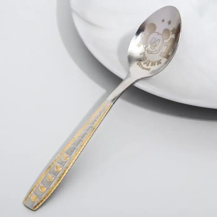 Ложечка детская  Ложечка детская "1 год" (для малыша), Микки Маус, 2,3 х 11 см