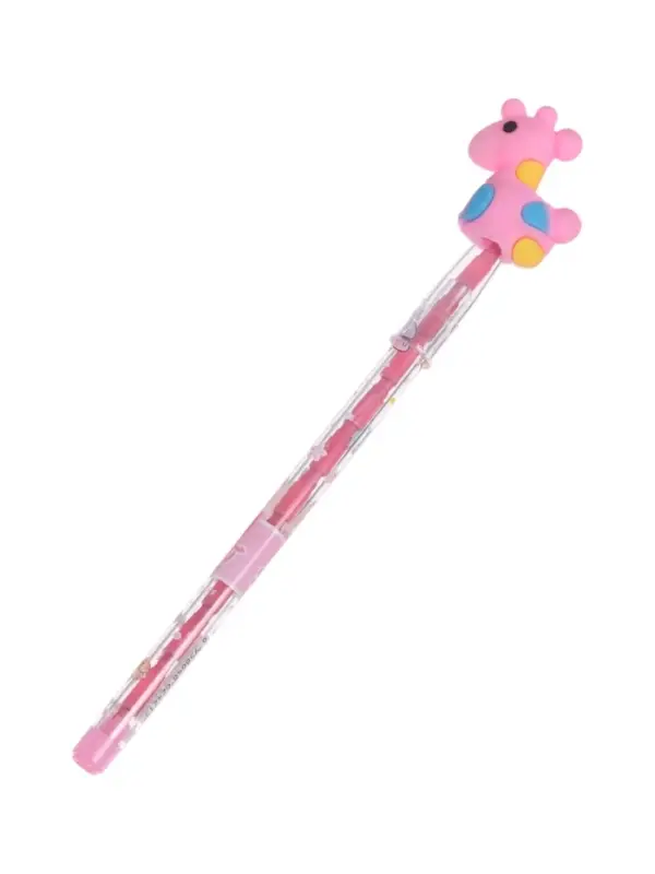 Карандаш-прикол секционный &laquo;Жираф&raquo;, НВ, розовая фигурка