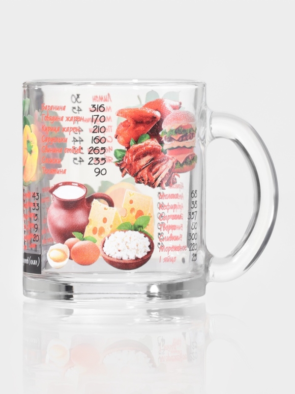 Кружка 300 мл "Таблица калорий"