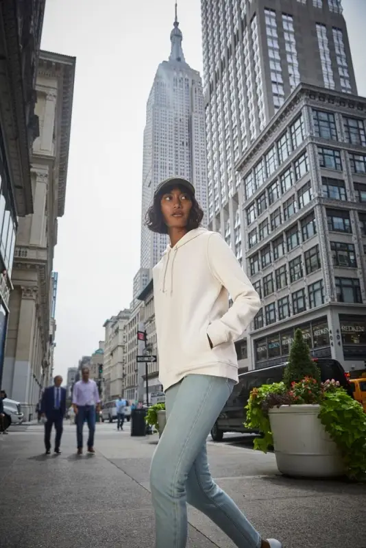 Толстовка с капюшоном женская BNC Inspire (Organic), фиолетовая, размер S Толстовка с капюшоном женская BNC Inspire (Organic), фиолетовая, размер S