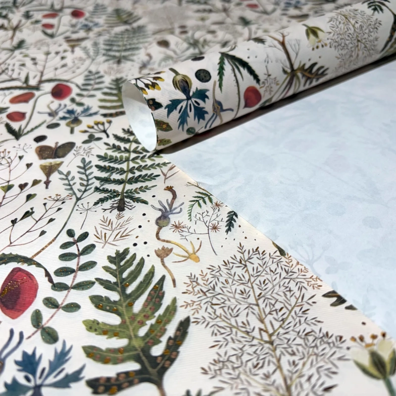 Бумага упаковочная FLORA.ЛУГОВЫЕ ТРАВЫ, 50 х 70 см (4 листа) 2-794/01