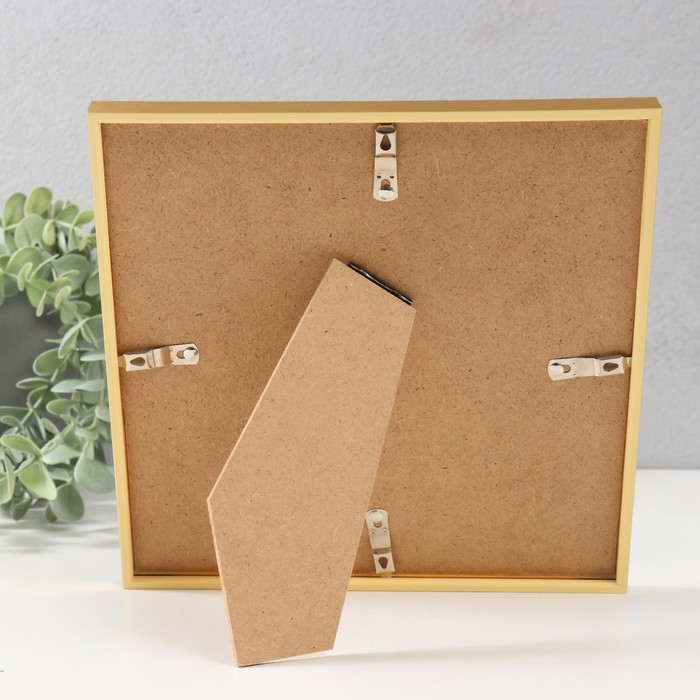 Фоторамка пластик Lida 20х20 см золото