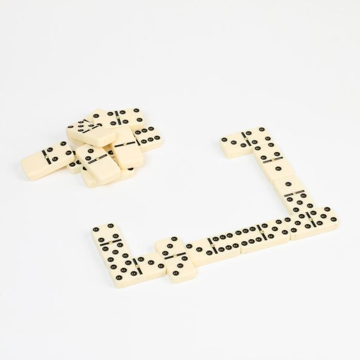 Домино настольная игра  Домино настольная игра "Лилит", 28 шт, 20.5 х 12.5 см, костяшка 5 х 2.5 см