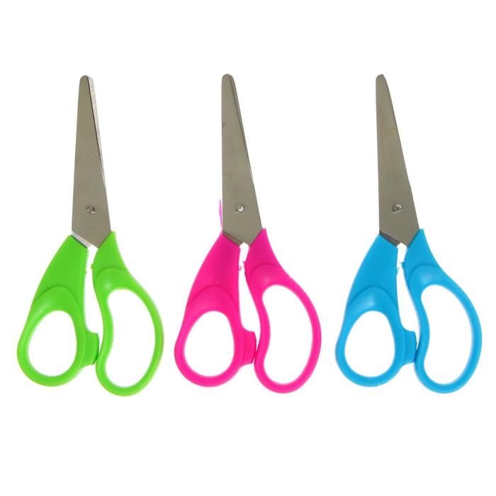 Ножницы 14 см, пластиковые ручки, в картонной коробке, корпус МИКС Ножницы 14 см, пластиковые ручки, в картонной коробке, корпус МИКС