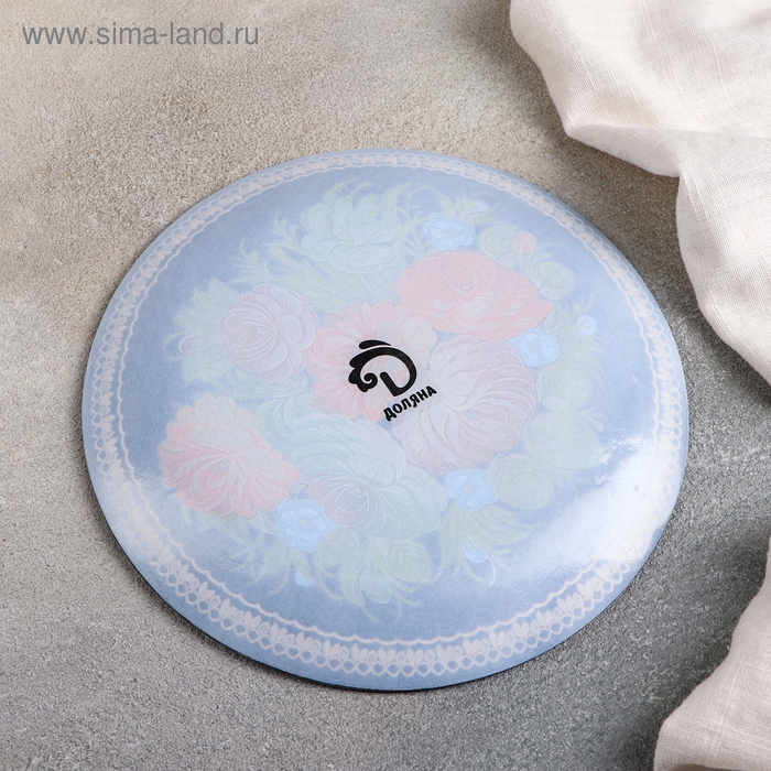 Набор тарелок стеклянных Доляна «Народные мотивы», 19 предметов: 6 десертных тарелок, 6 обеденных тарелок, 6 мисок, салатник Набор тарелок стеклянных Доляна «Народные мотивы», 19 предметов: 6 десертных тарелок, 6 обеденных тарелок, 6 мисок, салатник