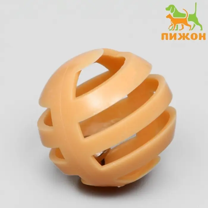 Шарик для кошек с бубенчиком &laquo;Футбол&raquo;, 3.8 см, микс цветов