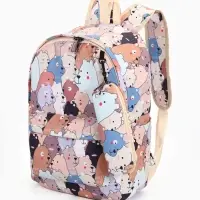 Рюкзак школьный &laquo;Мишки&raquo;, с пеналом, 29&times;12&times;41 см, разноцветный