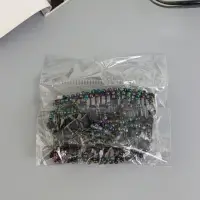 Зажим для волос &laquo;Сетка&raquo;, шарики грани, 9.5 см, чёрный