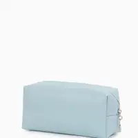 Косметичка дор Одноцвет 19*7,5*8,5, отд на молнии, голубой