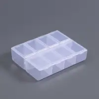 Органайзер для хранения мелочей, 8 ячеек, 11&times;9&times;2.8 см, МИКС