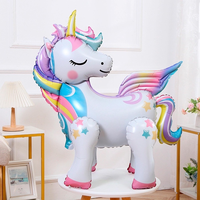 Воздушный шар фольгированный 26 Воздушный шар фольгированный 26" «Единорог», под воздух