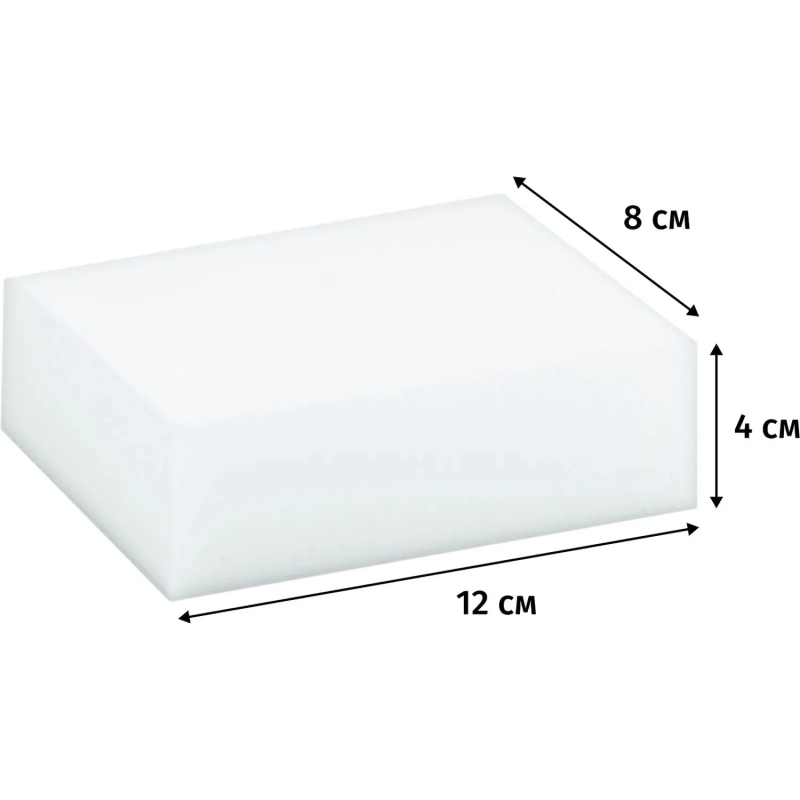 Губки меламиновые Luscan Professional д/мыт посуды 120x80x40 мм 8шт/уп