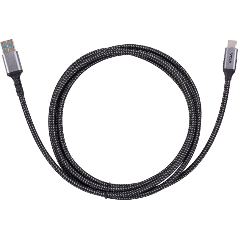 Кабель USB3.2 Gen2, AM->CM, 10Gbs, All Shell 2м VCOM <CU401M-2M